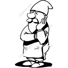 Whimsical Thinking Character