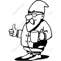 Cheerful Beer-Drinking Gnome .