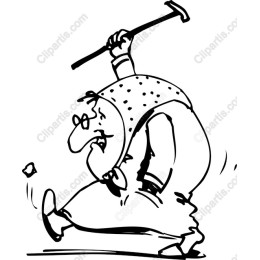 Playful Elderly Character