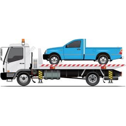 Tow Truck with Pickup