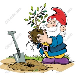Whimsical Gnome Planting