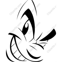 Playful Cartoon Face