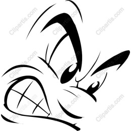 Angry Cartoon Character
