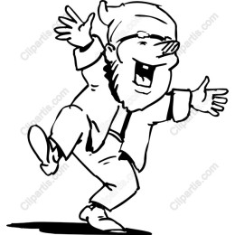 Whimsical Joyful Dancing Character