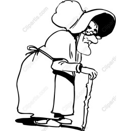 Vintage Old Woman