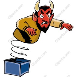 Mischievous Devil in a Box