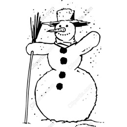 Whimsical Snowman