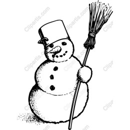 Hand-Drawn Snowman