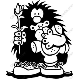 Charming Flower-Holding Creature