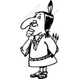 Whimsical Indigenous Character