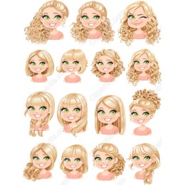 Blonde Hair Set