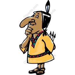 Indigenous Heritage Thoughtful Character