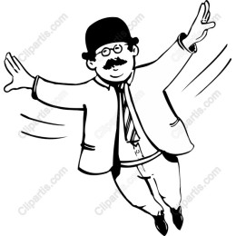 Vintage Joyful Man