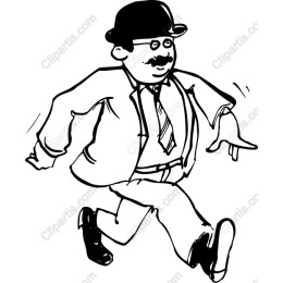 Joyful Man in Motion