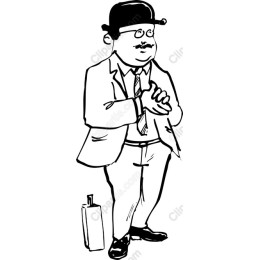 Vintage Dapper Character