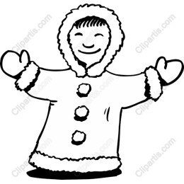Cheerful Winter Child