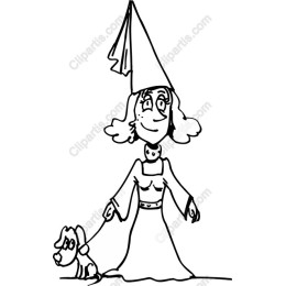Whimsical Character with Dog