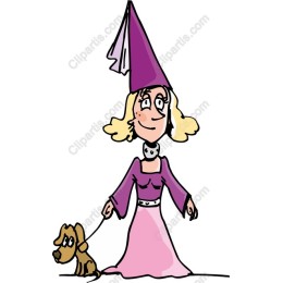 Charming Lady with Playful Dog