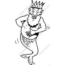 Whimsical King Mermaid