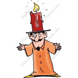 Candle-Capped Character
