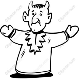 Whimsical Cartoon Devil