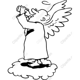 Heavenly Horn-Blowing Angel