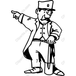 Vintage Cartoon Man