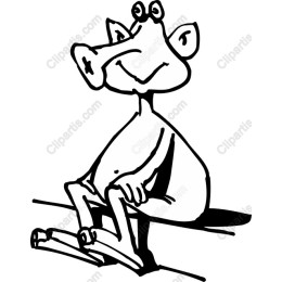 Charming Cartoon Frog