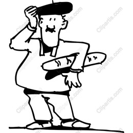 Cheerful French Baker