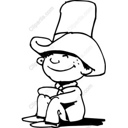 Cheerful Cowboy Kid