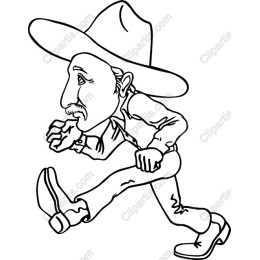Whimsical Running Man