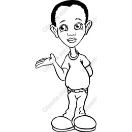 Charming Cartoon Boy