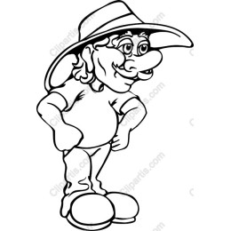 Charming Cartoon Farmer