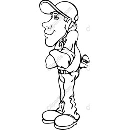 Charming Construction Worker