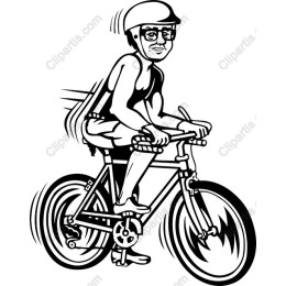 Energetic Cyclist