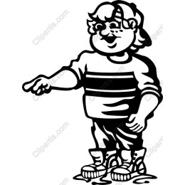 Cheerful Cartoon Boy - Adventure Awaits