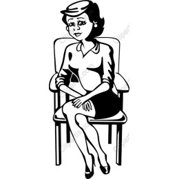 Elegant Vintage Woman