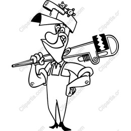 Cheerful Cartoon Painter