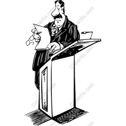 Professional Speaker at Podium