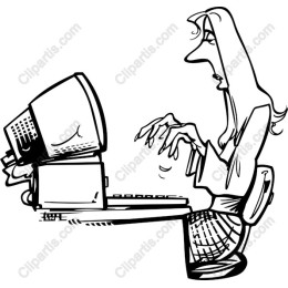 Quirky Typing Character