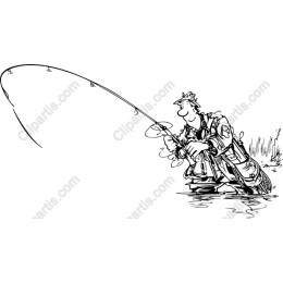 Charming Angler Fishing