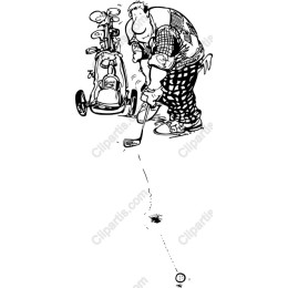 Humorous Golfer