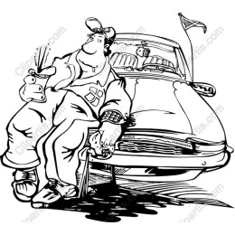 Urban Leisure - Relaxed Character with Classic Car