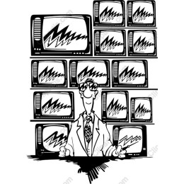 Retro Television Character