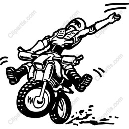 Thrilling Motocross Stunt