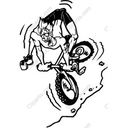 Dynamic Mountain Biker