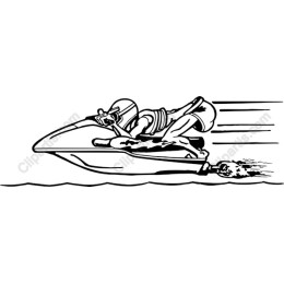 Dynamic Jet Ski Rider