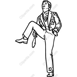 Dapper Dancing Figure