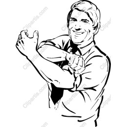 Motivational Stretching Man
