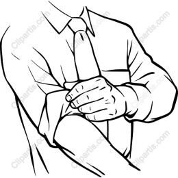 Man Rolling Up His Shirt Sleeve